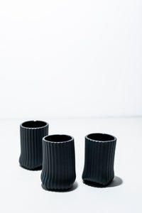 BLACK CUPS SMALL/  MANUEL KUGLER